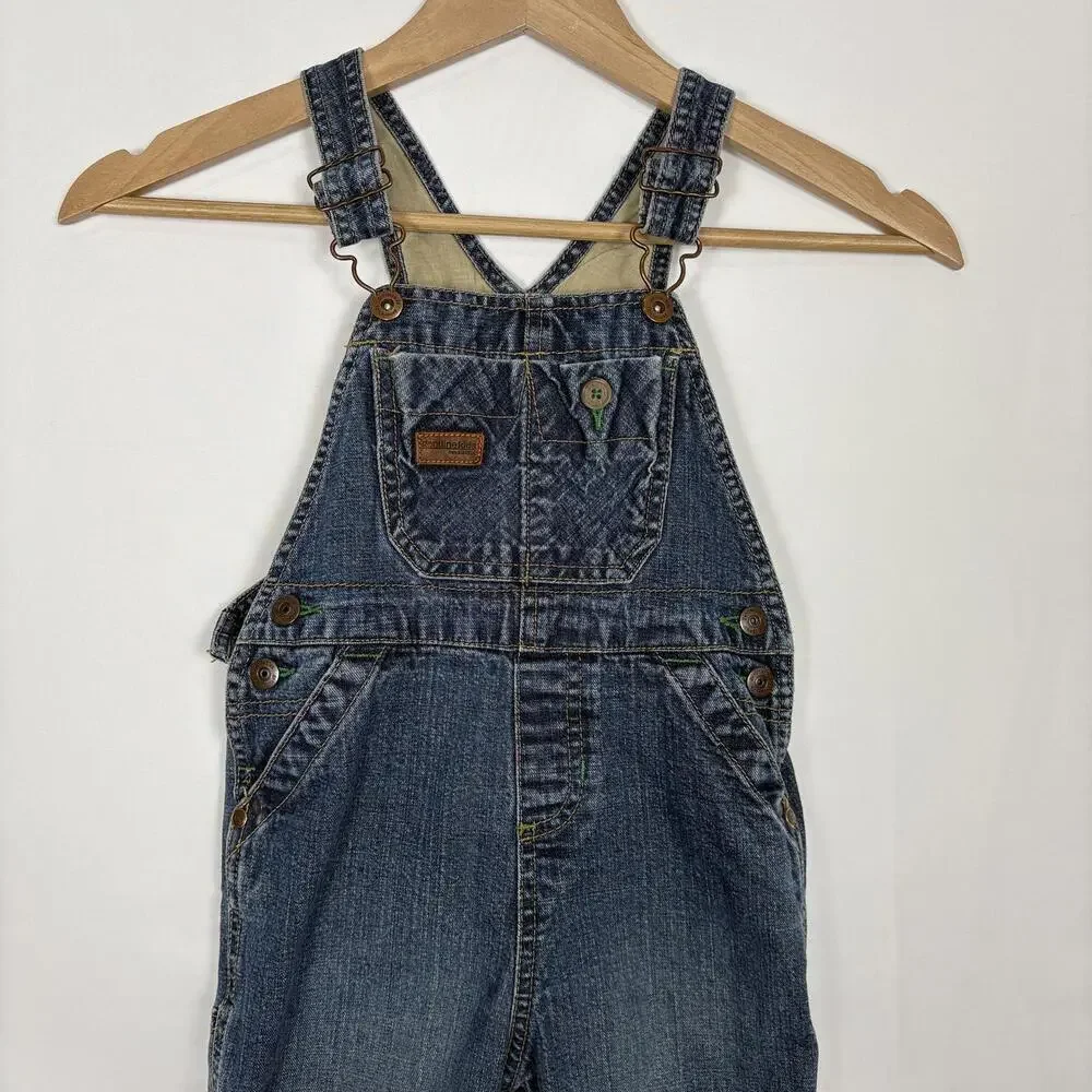 Genuine Kids Osh Kosh 3T Long Denim Kids Overalls
